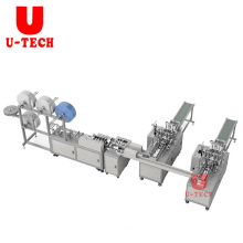 2021 UTECH Automatic Nonwoven Foldable Respirator Mask Making Machine Line Price In Mexico Italy